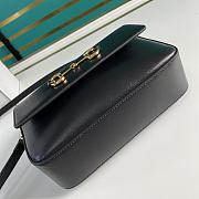 Gucci 1955 Shoulder Bag In Black Leather 645454 Size 22x17x6.5cm - 4