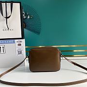 Gucci 1955 Shoulder Bag In Brown Leather 645454 Size 22cm - 4
