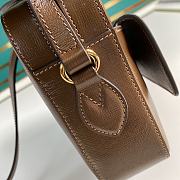Gucci 1955 Shoulder Bag In Brown Leather 645454 Size 22cm - 5