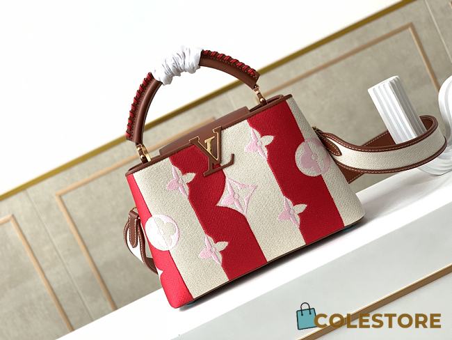 Louis Vuitton Capucines BB Two-color In Red M57651 - 1