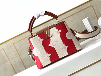 Louis Vuitton Capucines BB Two-color In Red M57651