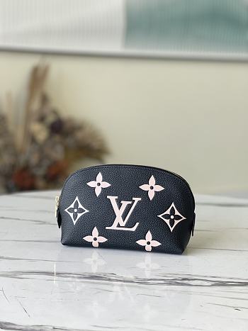 Louis Vuitton Pochette Cosmetique PM In Black M45951 17x12x6cm