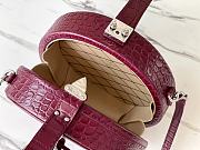 Louis Vuitton Petite Boite Chapeau In Rouge Alligator Leather  N98987 - 2
