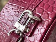 Louis Vuitton Petite Boite Chapeau In Rouge Alligator Leather  N98987 - 4