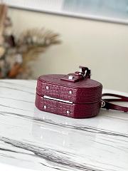 Louis Vuitton Petite Boite Chapeau In Rouge Alligator Leather  N98987 - 5