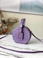 Louis Vuitton Petite Boite Chapeau Amethyste Alligator Leather N98987 - 3