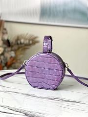 Louis Vuitton Petite Boite Chapeau Amethyste Alligator Leather N98987 - 5