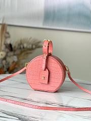 Louis Vuitton Petite Boite Chapeau Rose Tourmaline Alligator Leather N98987 - 1