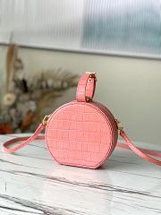 Louis Vuitton Petite Boite Chapeau Rose Tourmaline Alligator Leather N98987 - 5