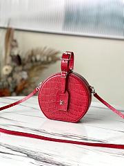 Louis Vuitton Petite Boite Chapeau RubisTourmaline Alligator Leather N98987  - 1