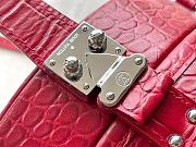 Louis Vuitton Petite Boite Chapeau RubisTourmaline Alligator Leather N98987  - 4