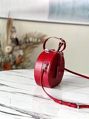 Louis Vuitton Petite Boite Chapeau RubisTourmaline Alligator Leather N98987  - 3