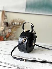 Louis Vuitton Petite Boite Chapeau RubisTourmaline Alligator Leather N98987 Size: 17.5X16.5X7.5cm - 5