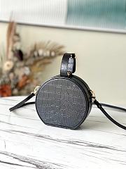 Louis Vuitton Petite Boite Chapeau RubisTourmaline Alligator Leather N98987 Size: 17.5X16.5X7.5cm - 6