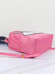 Moschino Teddy Bear Backpack In Pink  - 3