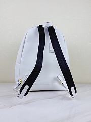 Moschino Teddy Bear Backpack In White Size 31cmx25cmx11cm - 3