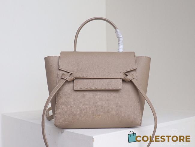 Celine Nano Belt Bag In Beige  - 1