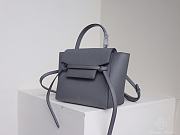 Celine Nano Belt Bag In Grey Pastel  - 4