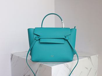 Celine Medium Belt Bag In Blue Size 24cm