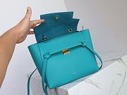 Celine Medium Belt Bag In Blue Size 24cm - 2