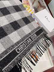  Check'N'Dior Scarf In Black - 3