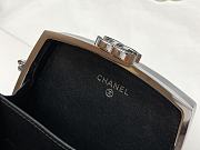 Chanel Runway Compact Powder Minaudiere Resin Plexiglass Box Bag Siver Hardware - 4