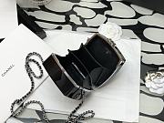 Chanel Runway Compact Powder Minaudiere Resin Plexiglass Box Bag Siver Hardware - 5