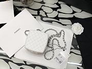 Chanel Runway Compact Powder Minaudiere Resin Plexiglass Box Bag In White - 4