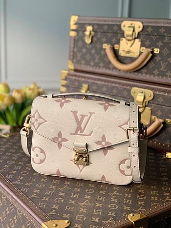 Louis Vuitton Pochette Metis Bicolor Monogram Empreinte Leather M45596 