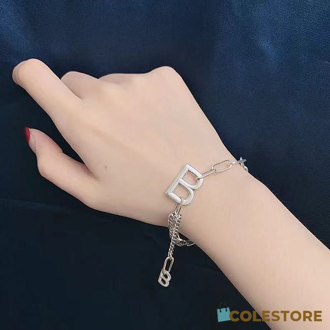Balenciaga Bracelet Silver - 1