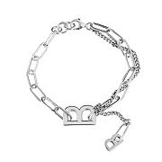 Balenciaga Bracelet Silver - 6