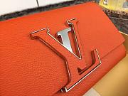 Louis Vuitton Black Wallet In Orange 61738 - 3