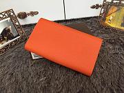 Louis Vuitton Black Wallet In Orange 61738 - 5