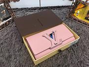 Louis Vuitton Black Wallet In Pink 61738  - 1