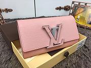 Louis Vuitton Black Wallet In Pink 61738  - 4