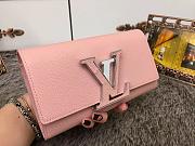 Louis Vuitton Black Wallet In Pink 61738  - 2
