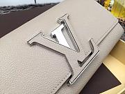 Louis Vuitton Black Wallet In Creme 61738  - 6