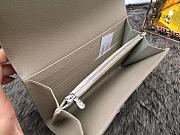 Louis Vuitton Black Wallet In Creme 61738  - 3