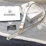 Chanel Belt In White - 6