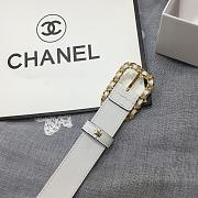 Chanel Belt In White - 5