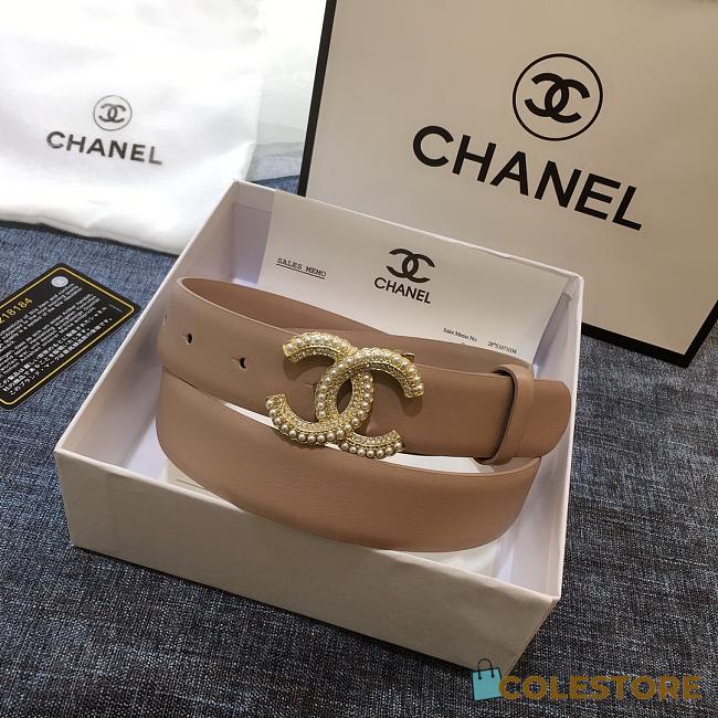 chanel double c belt