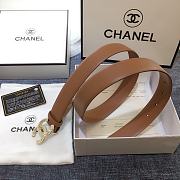 Chanel Pearl Double C Belt In Brown - 5