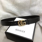 Gucci Double G Belt In Black - 6