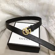 Gucci Double G Belt In Black - 3