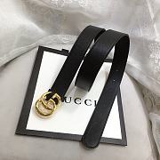 Gucci Double G Belt In Black - 2