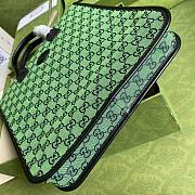 Children's GG Green Tote Bag 550763 Size 33.5x31.5x7.5cm - 4