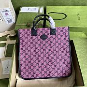 Children's GG Pink Tote Bag 550763  - 1