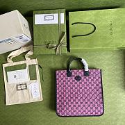 Children's GG Pink Tote Bag 550763  - 5