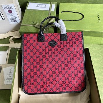 Children's GG Red Tote Bag 550763 