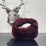 Bottega Veneta Shearling Mini BV Jodie Mystic Size 27×23×8cm - 1